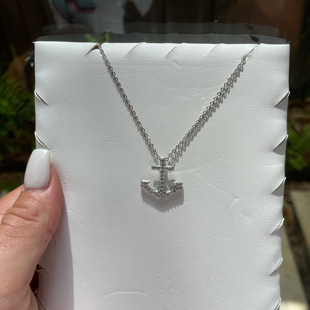 Swarovski Anchor Necklace